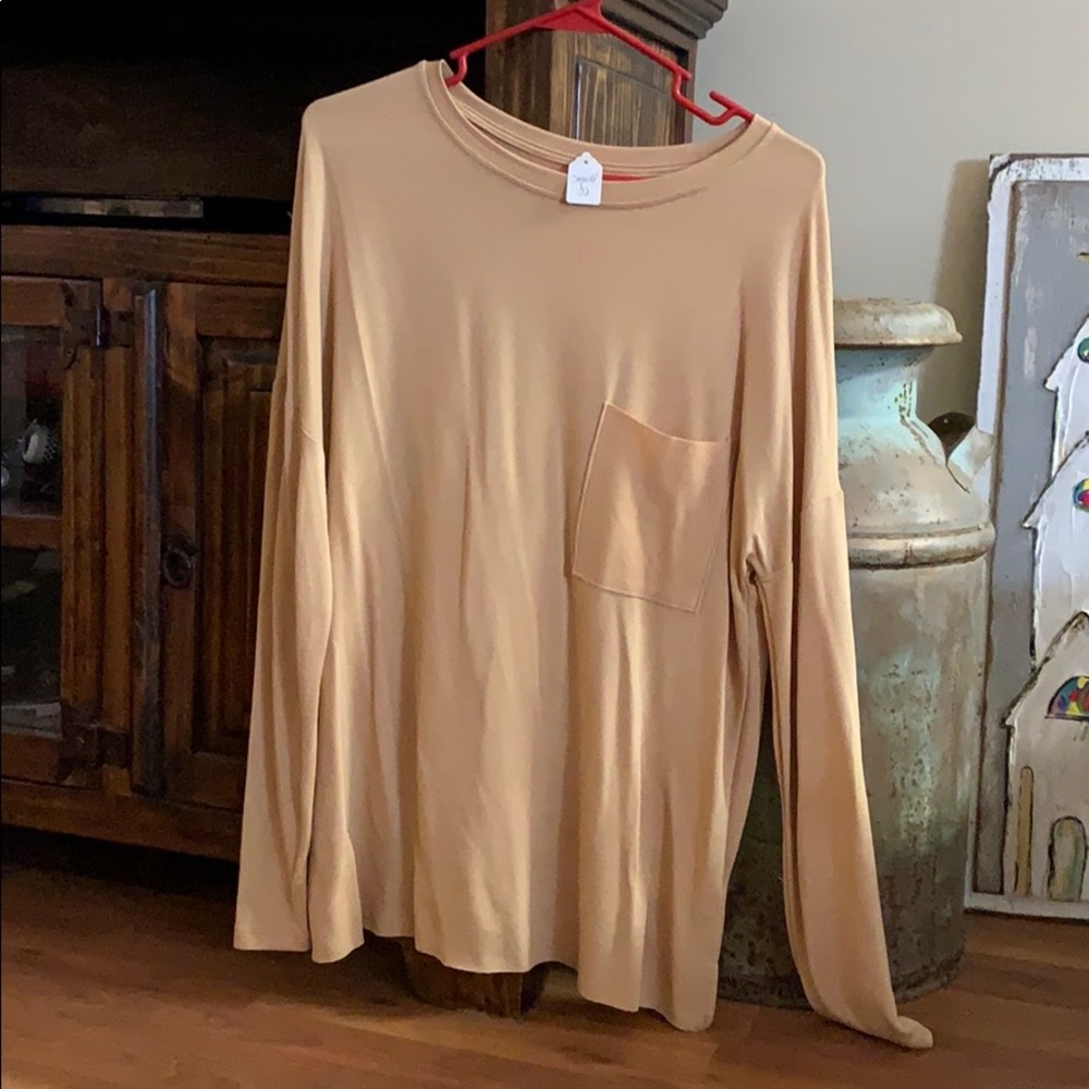 Long Sleeve Mustard Shirt